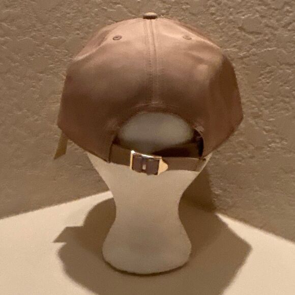 Michael Kors Chain Link Baseball Cap Khaki Tan With Gold Elevated Streetwear NWT - Picture 5 of 9